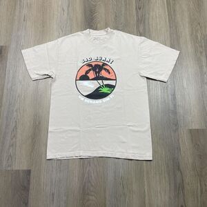 Bad Bunny Shirt Mens Medium Tan Un Verano Sin Ti Graphic Concert Tour Made USA